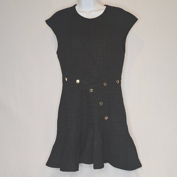 Sandro Ross Tweed Mini Dress in Black, Various sizes, NWT - Picture 2 of 7